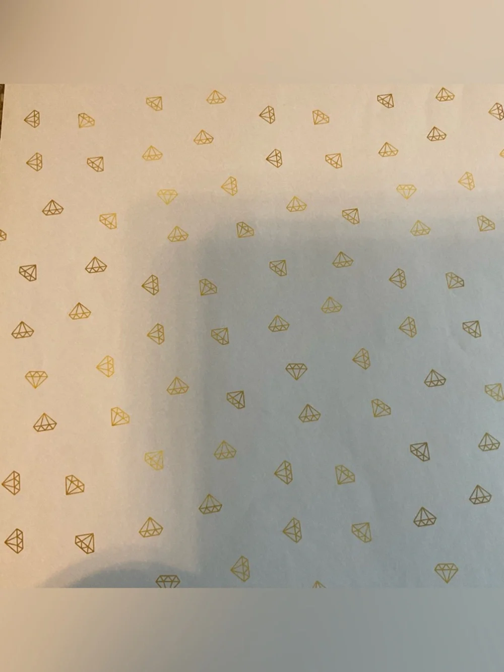 Wedding/Bridal 12”x12” Single-Sided Scrapbooking Paper/Gold Alphabet Stickers
